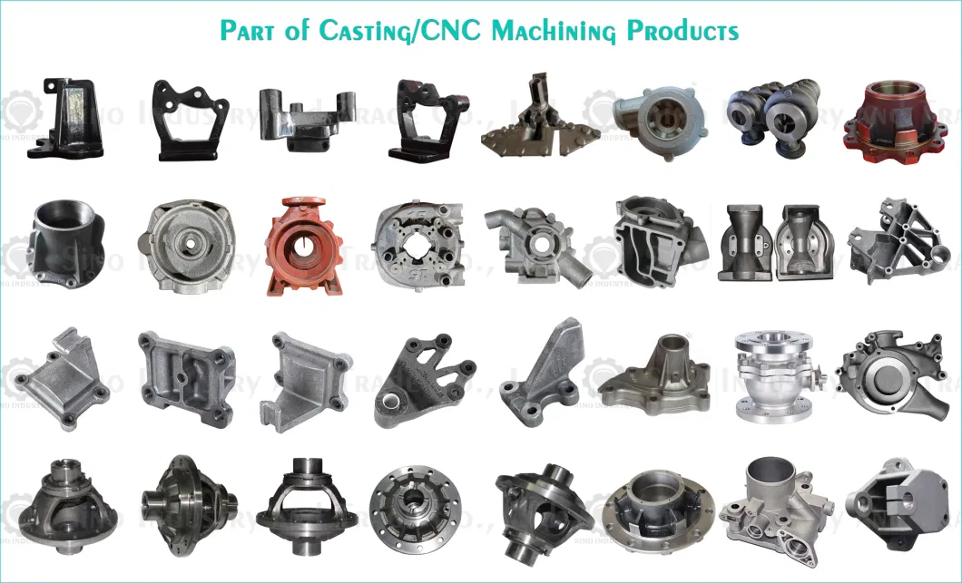 Custom Construction Machinery/Machine Spare Parts Components/Accessory with CNC Machining/Turning/Stamping OEM Casting Iron/Metal Parts