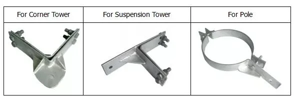 ADSS Opgw Cable Accessories Galvanized Helical Dead End Strain Clamp 5/16" 3/8" 1/2" 5/8" 7/8" Preformed Guy Grip Dead End