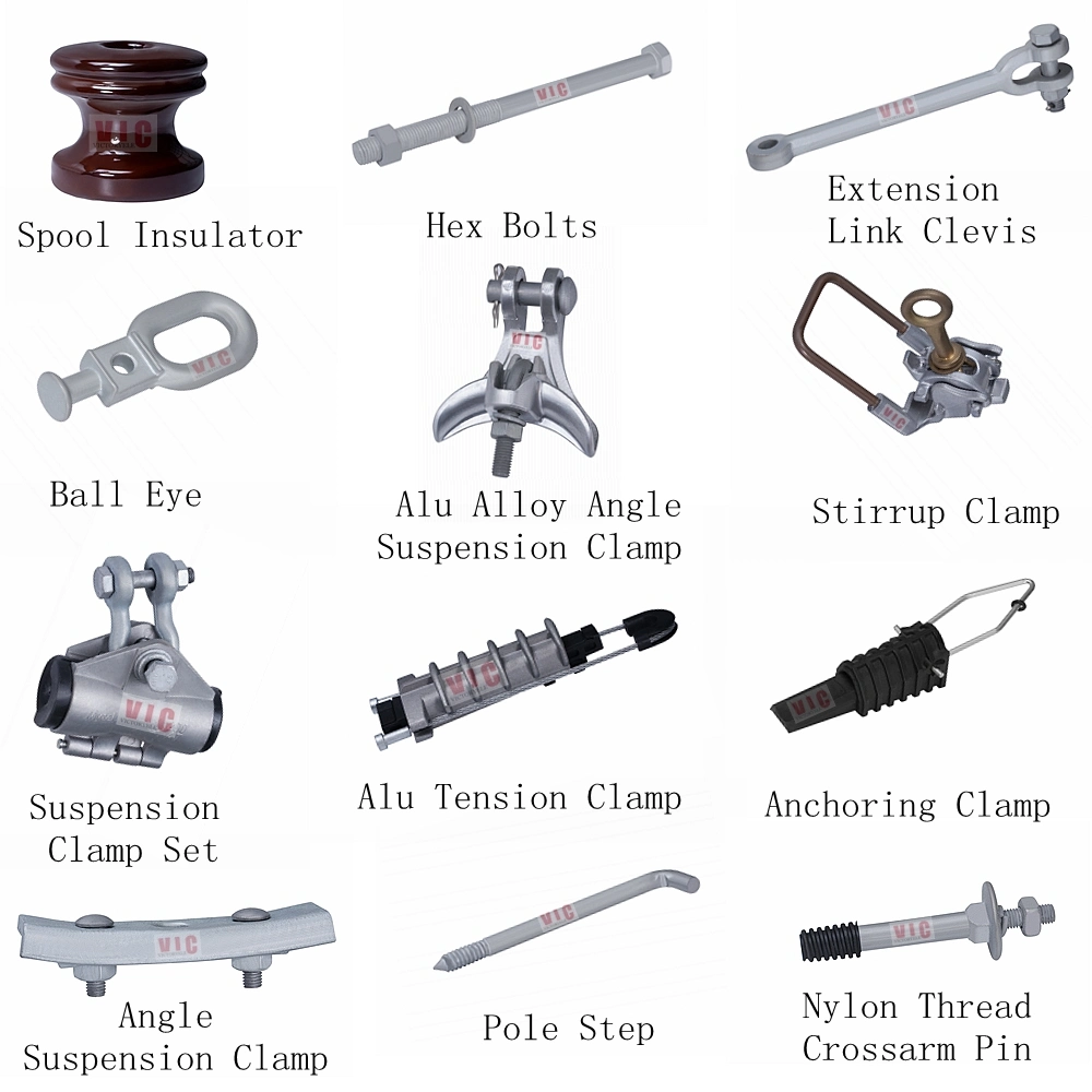 Vic Ground Wire Suspension Clamp with High Strength