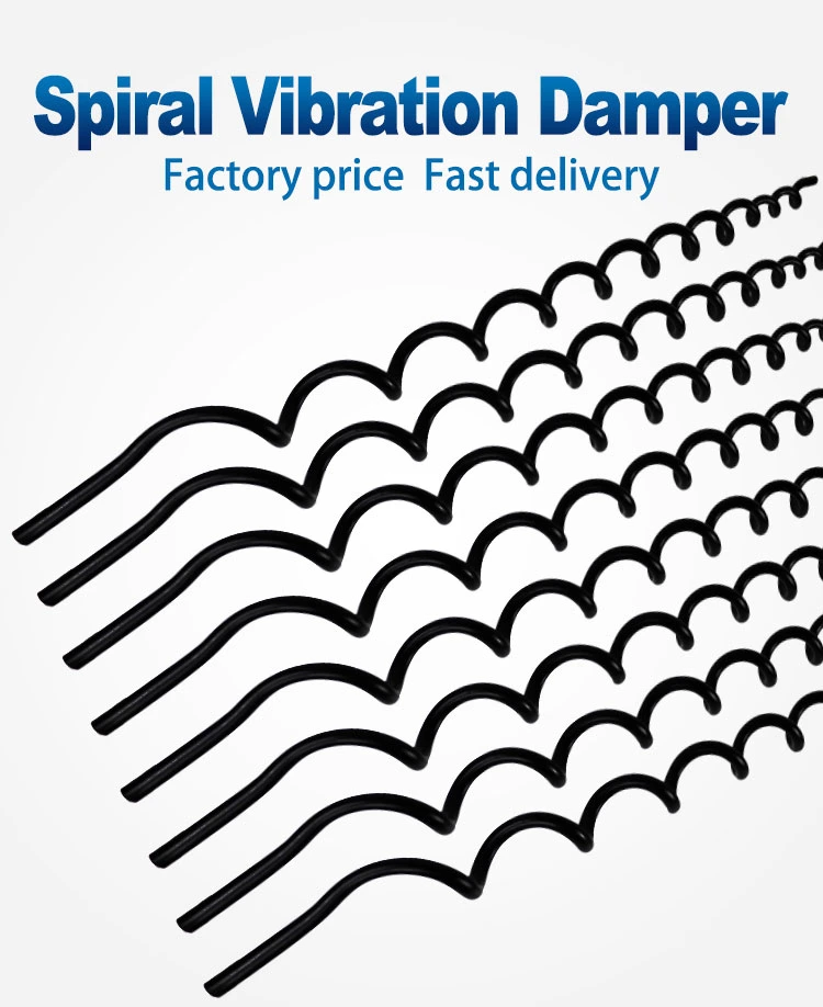 ADSS Cable Transmission Accessories PVC Spiral Vibration Damper